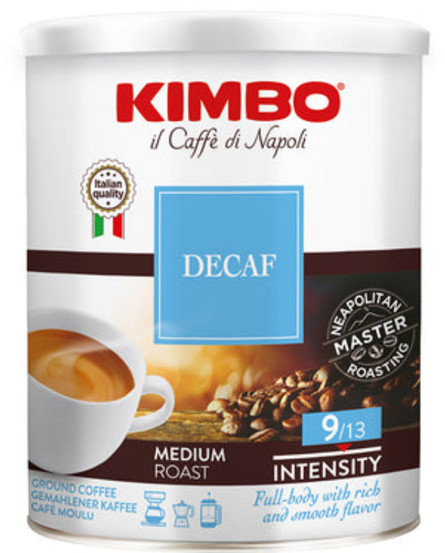 Kimbo Kaffee entkoffeiniert