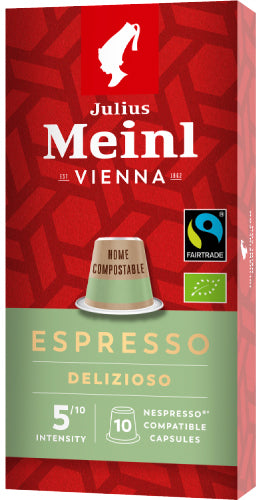 Julius Meinl Delizioso - BIO Fairtrade Nespresso®*-kompatible Kapseln