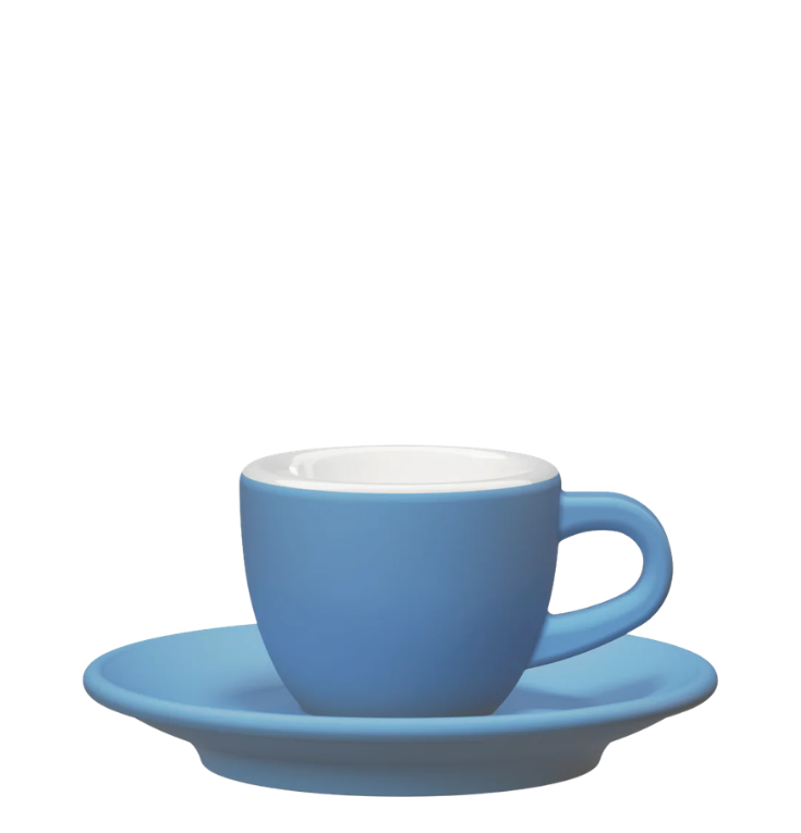 Azurblaue Espressotasse