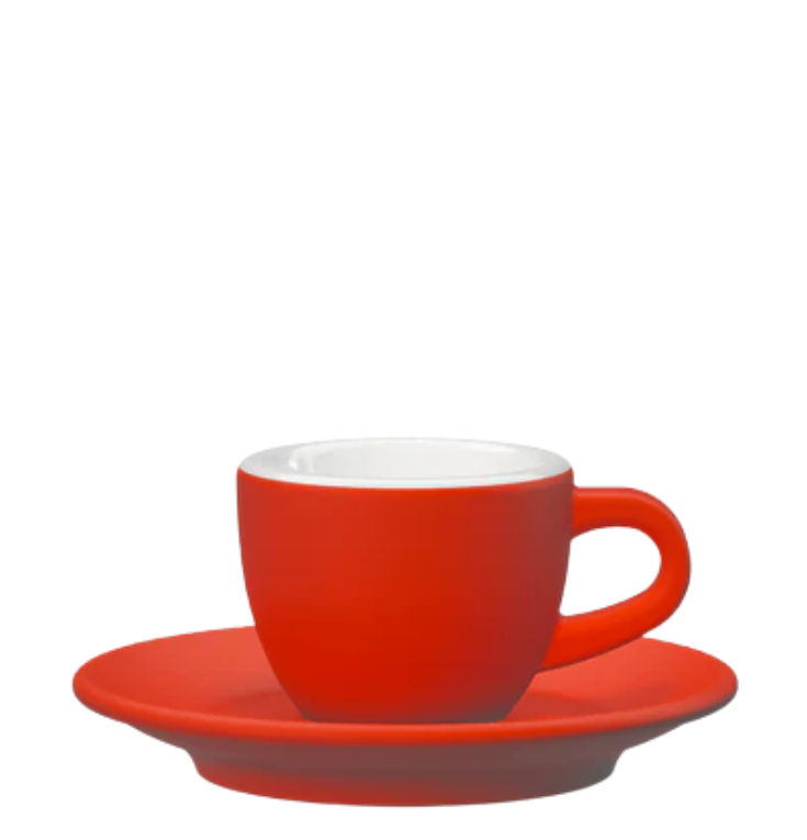 Rote Espressotasse von Club House