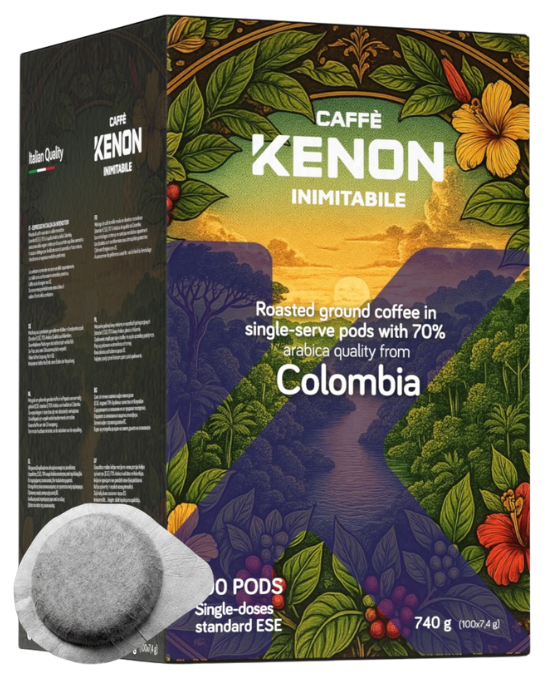 Verpackung der Kenon Espresso Colombia ESE Pads