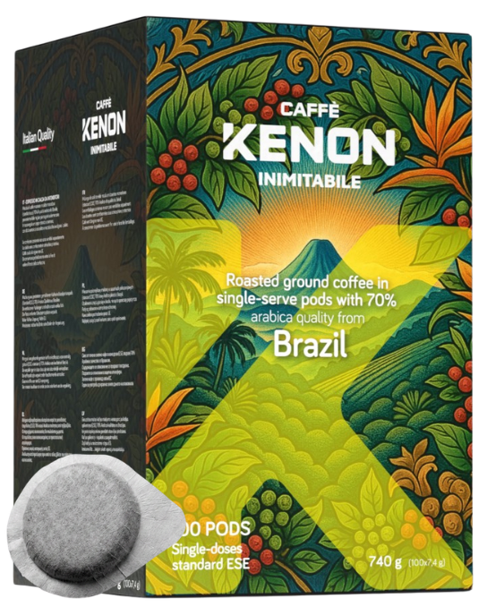 Verpackung der Kenon Espresso Brasilien ESE Pads