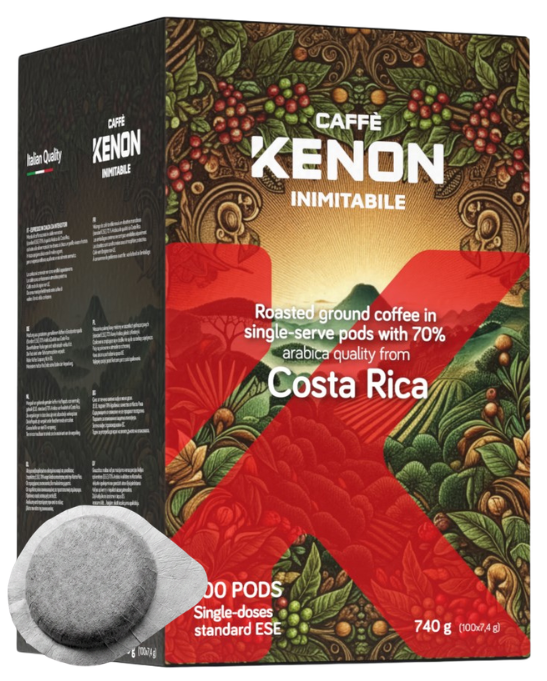 Verpackung der Kenon Espresso Costa Rica ESE Pads