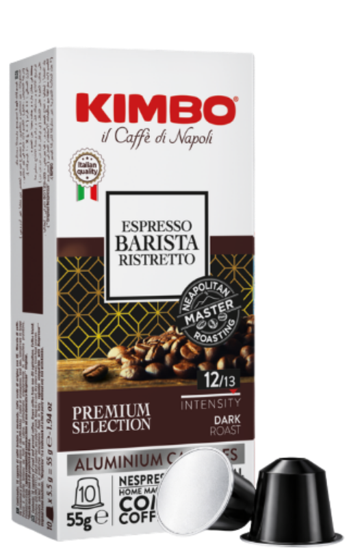 Kimbo Espresso Barista Ristretto - 10 Nespresso®-kompatible Aluminiumkapseln
