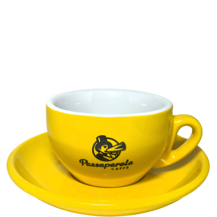 Passaparola Cappuccino Tasse – Porzellan mit Untertasse