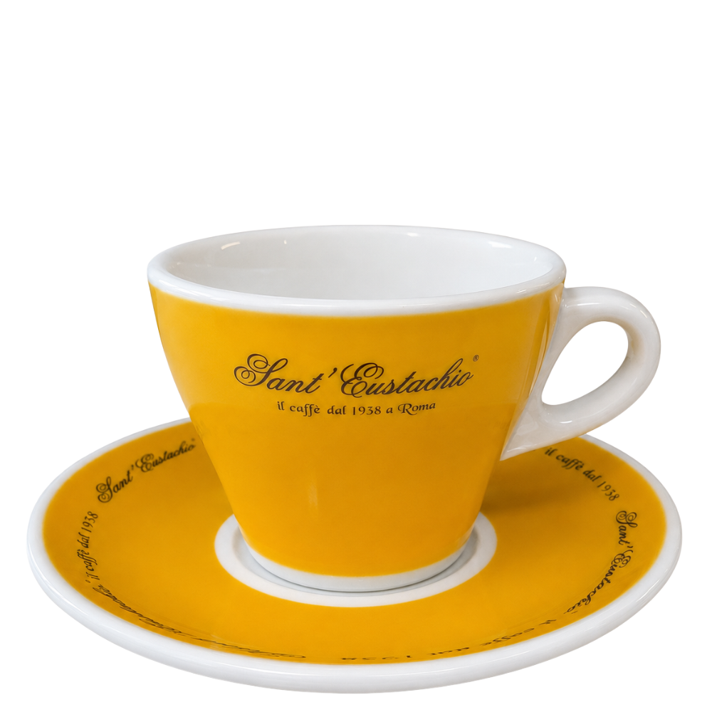 Sant'Eustachio Cappuccinotasse Gelb