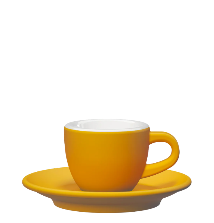 Bernstein-Gelbe Espressotasse von Club House
