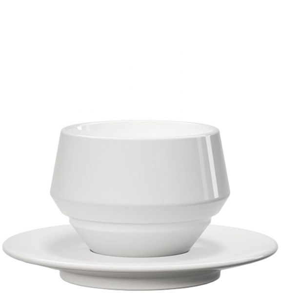 Maniko Milchkaffeetasse Weiß Einzeln