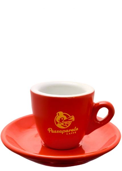 Passaparola Espresso Tasse dickwandig - Special Edition Red