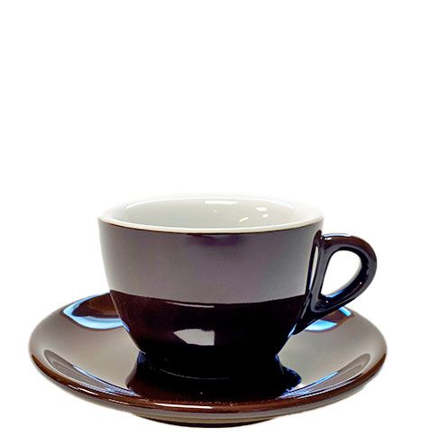 Cappuccinotasse braun - dickwandig