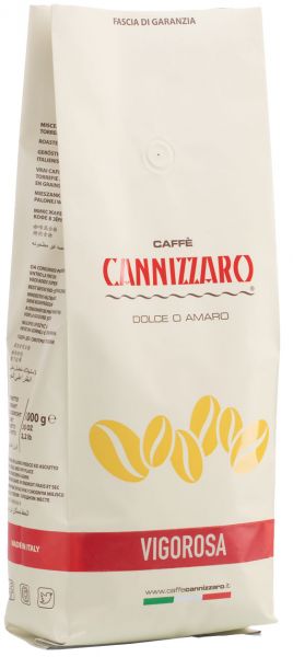 Cannizzaro Vigorosa 1000g ganze Bohne im beigen Beutel