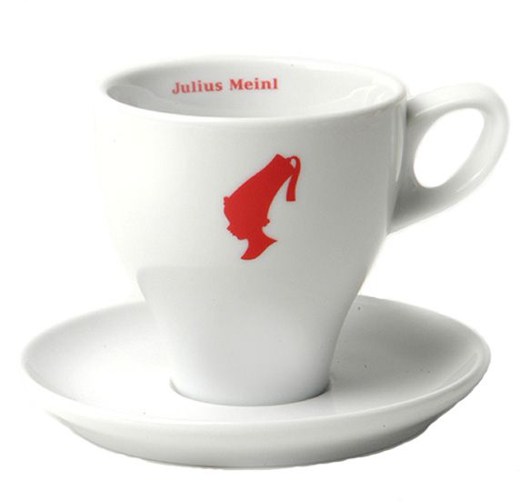 Julius Meinl Milchkaffee-Tasse weiß