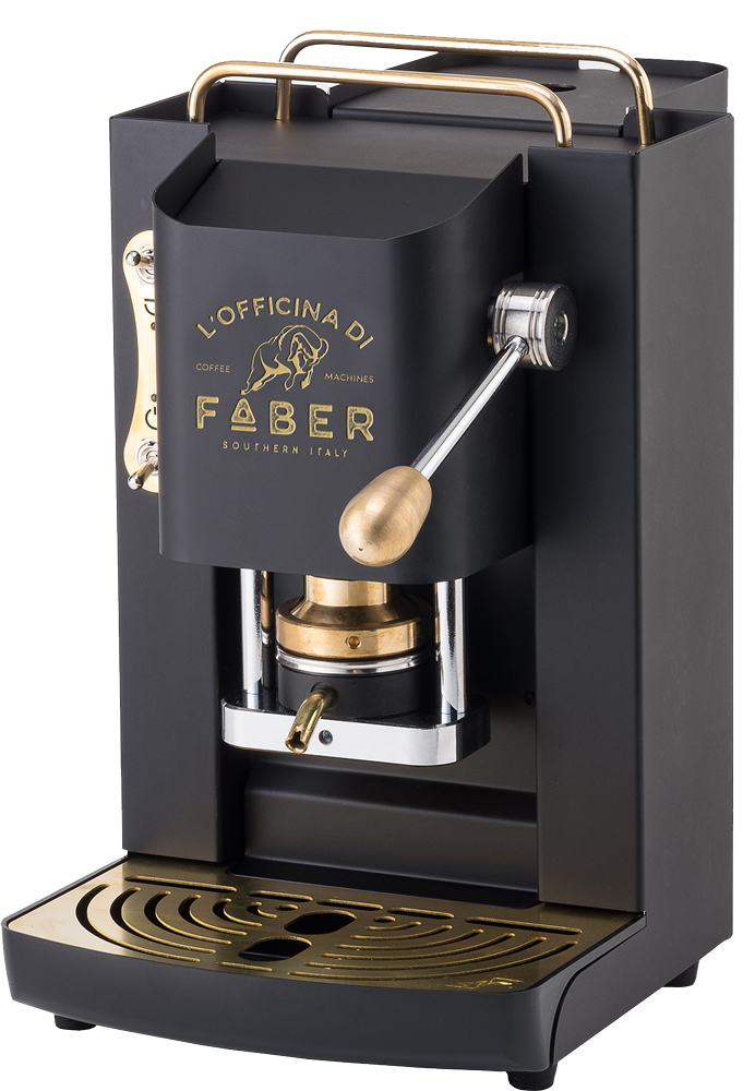 Faber Pro Deluxe Schwarz Kaffeemaschine für E.S.E. Pads