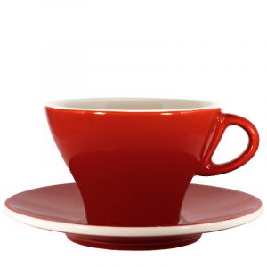 Milchkaffeetasse bunt - Rot Milchkaffeetasse bunt - Rot