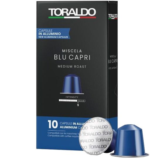 Skorpe Jeg regner med Ironisk Caffè Toraldo | Blue Capri Nespresso®* kompatible Kapseln | Hier bestellen!