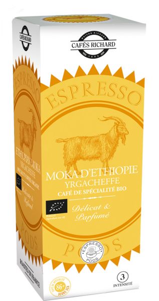 Cafés Richard Bio Moka Äthiopien ESE Pads