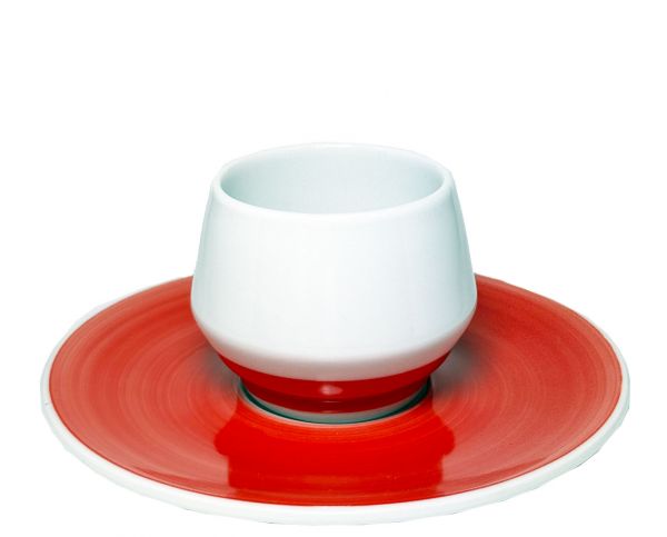 Maniko Espressotasse Painted Rot einzeln