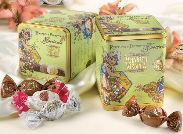 Virginia Amaretti in schöner Schmuckdose Assorti-Mood