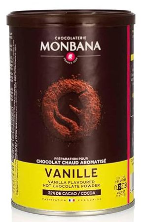 Monbana Trinkschokolade Vanille | 250g Dose