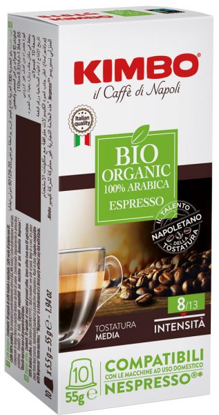 Kimbo Bio Nespresso®*-kompatible Kapseln
