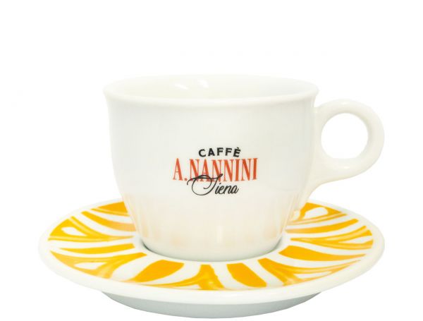 Cappuccino Tasse Gelb Nannini Kaffee
