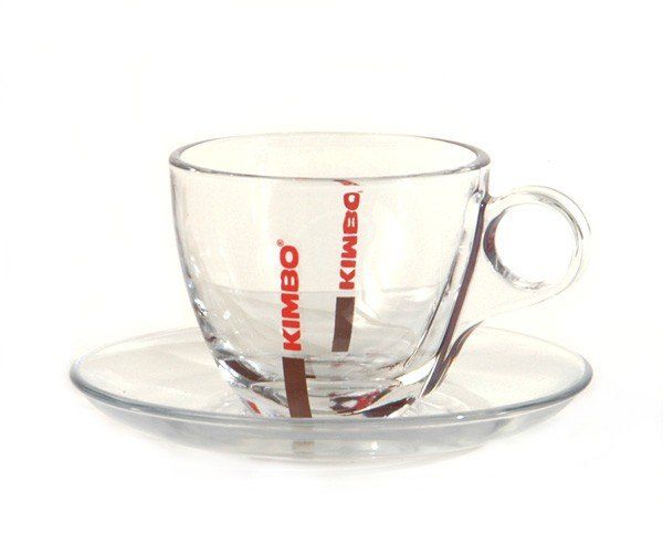 Kimbo Cappuccino-Tasse aus Glas