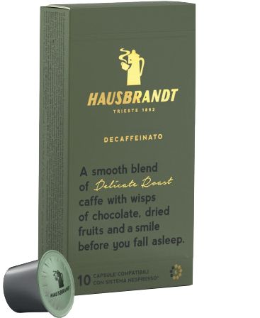 Hausbrandt Decaffeinato Nespresso kompatible Kapseln