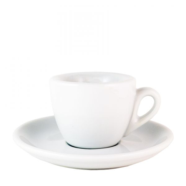 Espressotasse weiß - dickwandig