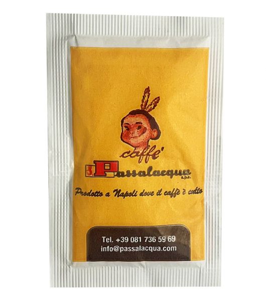 Passalacqua Zuckerpäckchen aus Papiermit weißem Zucker