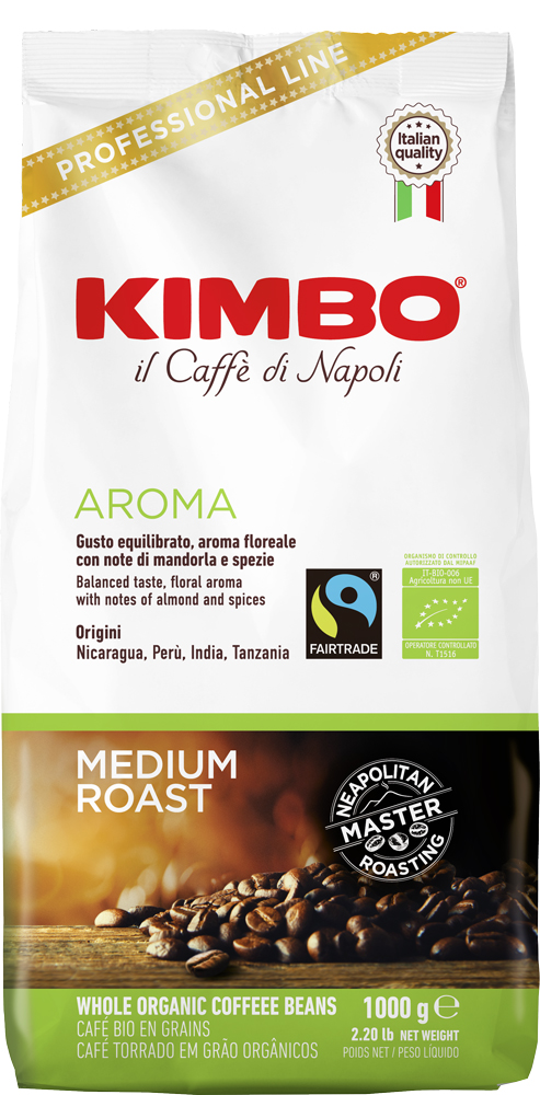 Kimbo BIO Organic Espresso Kaffee | Für Kaffee-Automaten